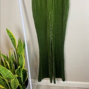 Velvet Green Bell Bottom Pants | Size 2